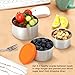 Janolia Stainless Steel Food Containers, Set of 3 Lunch Boxes, Reusable, Leak Proof, Stackable, To Go Containers for Kids with Silicone Lids, Good for Food, Snacks, Salad Dressing