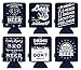 Funny Can Beer Cooler - Bachelor Party Insulator in Bulk of 6 - Beer Can Cooler for Cans and Bottles