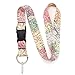 Buttonsmith Map Premium Lanyard - with Buckle and Flat Ring - Made in the USA