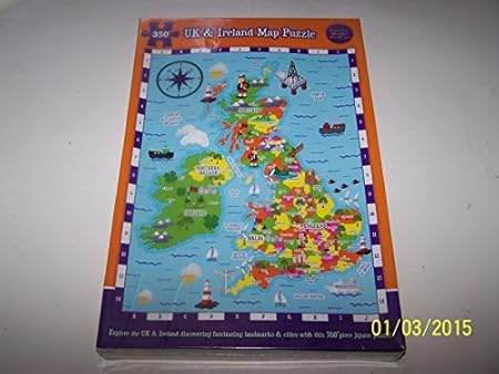 Amazon 英国とアイルランド350 Pieceマップパズルby Twsl ジグソーパズル おもちゃ Amazon 英国とアイルランド350 Pieceマップパズルby Twsl ジグソーパズル おもちゃ