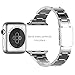 JETech Replacement Band Strap for Apple Watch 38mm and 40mm, Stainless Steel, Silver