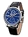 Mens Analog Quartz Watch,POTO Leather Band On Clearance Retro Alloy Dress Wrist Watch Gift Watches RY-338
