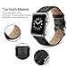 Benuo Leather Band for Apple Watch 40mm 38mm, [Vintage Series] Premium Genuine Leather Strap for Apple Watch Series 4/ 3/ 2/ 1/Edition/Sport, Classic Replacement with Secure Buckle