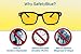 SafetyBlue ™ Screen Savior Blue Light Blocking Glasses - Computer & Gaming Eyewear to Reduce Eye Strain/Yellow Lenses Block Light/Eliminate Eye Strain