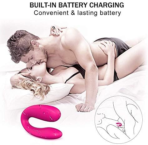 U Shape Couple Love Stimulation Wireless Toy with Strong Patterns Handsfree USB Waterproof Wand for Sore Back Foot Neck Leg Whole Body Muscle Remote Control