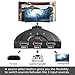 XINSTAR 3-Port HDMI Switch Intelligent HD1832 with Pigtail Cable Supports 3D, 1080P, HD Audio, Black