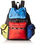 LeSportsac Women's X Peanuts Voyager Backpack, Snoopy Friends