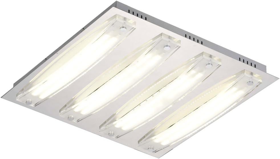 19.2 Watt LED Ceiling lamp Light Lighting Chrome Acrylic Dining Esto Astrum 780091