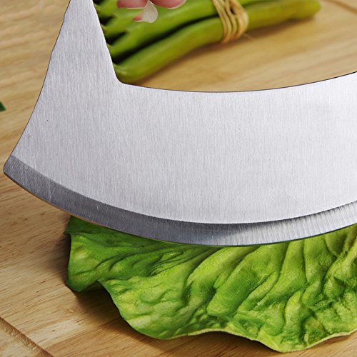 Multi-purpose Stainless Steel Pizza Cutter,Cheese Slicer, Dough Cutter with Protective Cover - Thumbnail 6