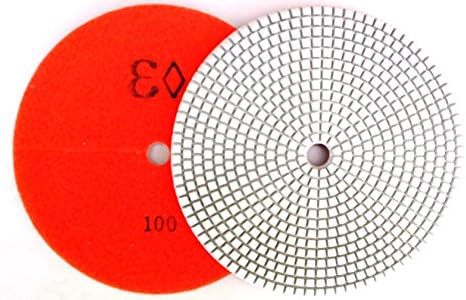 7" Wet Diamond Polishing Pad, Grit #100