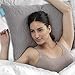 BLISSBURY SpineRight ​Adjustable Water Pillow with Ultra Soft White Cover, Bamboo and Polyester, Queen Size - ​Side​ ​Sleeper, Pregnancy, and Neck Support Pillows - Quilted, Premium, Luxurious Bedding