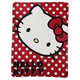 Kids Fleece Throw Blankets 50 x 60 Several Options - Hello Kitty