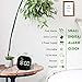 SYIHLON LED Travel Alarm Clock,Small Bedside Digital Alarm Clock with Dimmable,Battery Operated Desk Alarm Clock with Sound Control,Smart Dual Alarm Clock for Bedroom Kids' Room Office Kitchen Travel