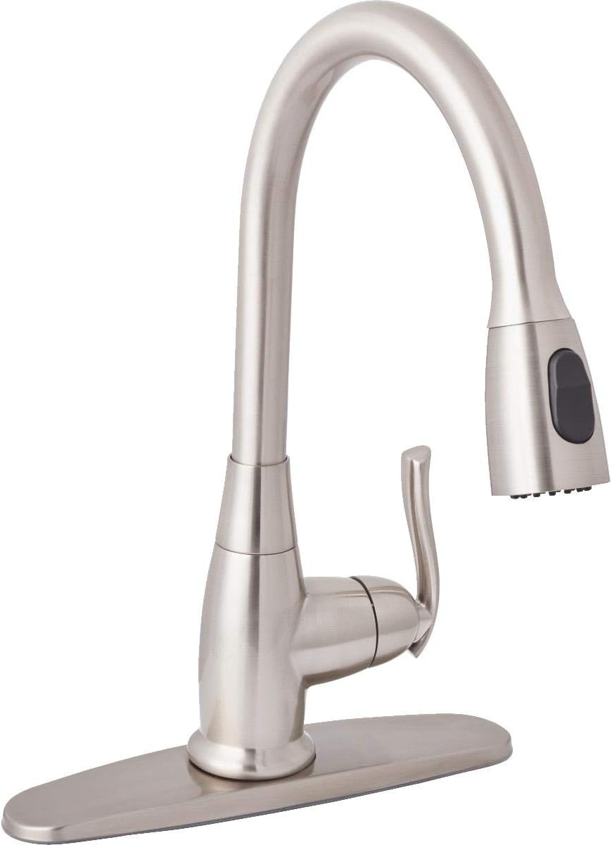 Globe Union Fp4a0000np Jpa3 1h Brushed Nickel Kit Pulldown Faucet