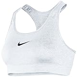 Nike Womens Pro Compression Sports Bra White/Cool Grey 410631-100 Size Medium