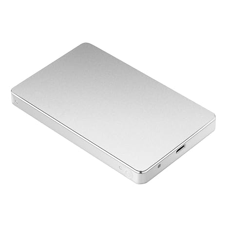 ASHATA Externes festplatten Gehäuse, Aluminium USB-C 3.1 2,5 Zoll externes HDD Hard Drive Disk Festplatten Gehäuse,Tragbar 2T