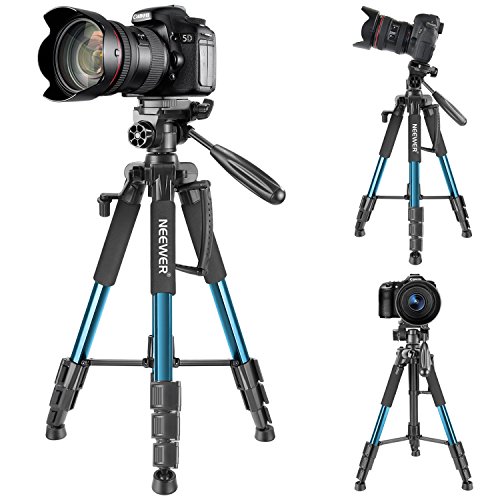 Neewer Portable 56inch / 142cm Aluminium Camera Tripod with 3Way