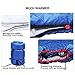 REDCAMP Kids Mummy Sleeping Bag for Camping Zipped Small, 30 Degree All Season Cold Weather Fit Boys, Girls & Teens Blue/Pink (Blue 2lbs)