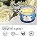 Asama Citronella Scented Candles Outdoor Indoor Aromatherapy Stress Relief Pure Soy Wax 3-Wick Aromatherapy Candles 80 Hour Burn Long Lasting (14.5 Ounce)thumb 3