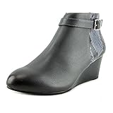 VIONIC Women's Elevated Shasta Wedge Boot Grey Snake Wedge