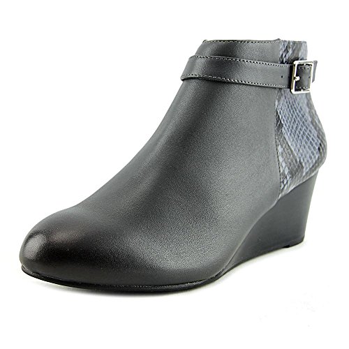 Vionic Women's Elevated Shasta Wedge Boot Grey Snake 9 M US