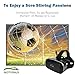 Motoraux 3D VR Glasses Virtual Reality Headsets Suitable for Google, Samsung Note, LG, Huawei, HTC, Moto Screen Smartphone (4.5-5.5 Iches)