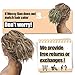 Tousled Updo Messy Bun Hair Piece Hair Extension Ponytail With Elastic Rubber Band Updo Extensions Hairpiece Synthetic Hair Extensions Scrunchies Ponytail Hairpiece for Women(Color:8#)thumb 4