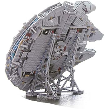RAVPump Vertical Stand for Millennium Falcon Blocks Model - 407 Pieces Display Stand Kit Compatible with Lego 75192 ( Lego Set not Included )