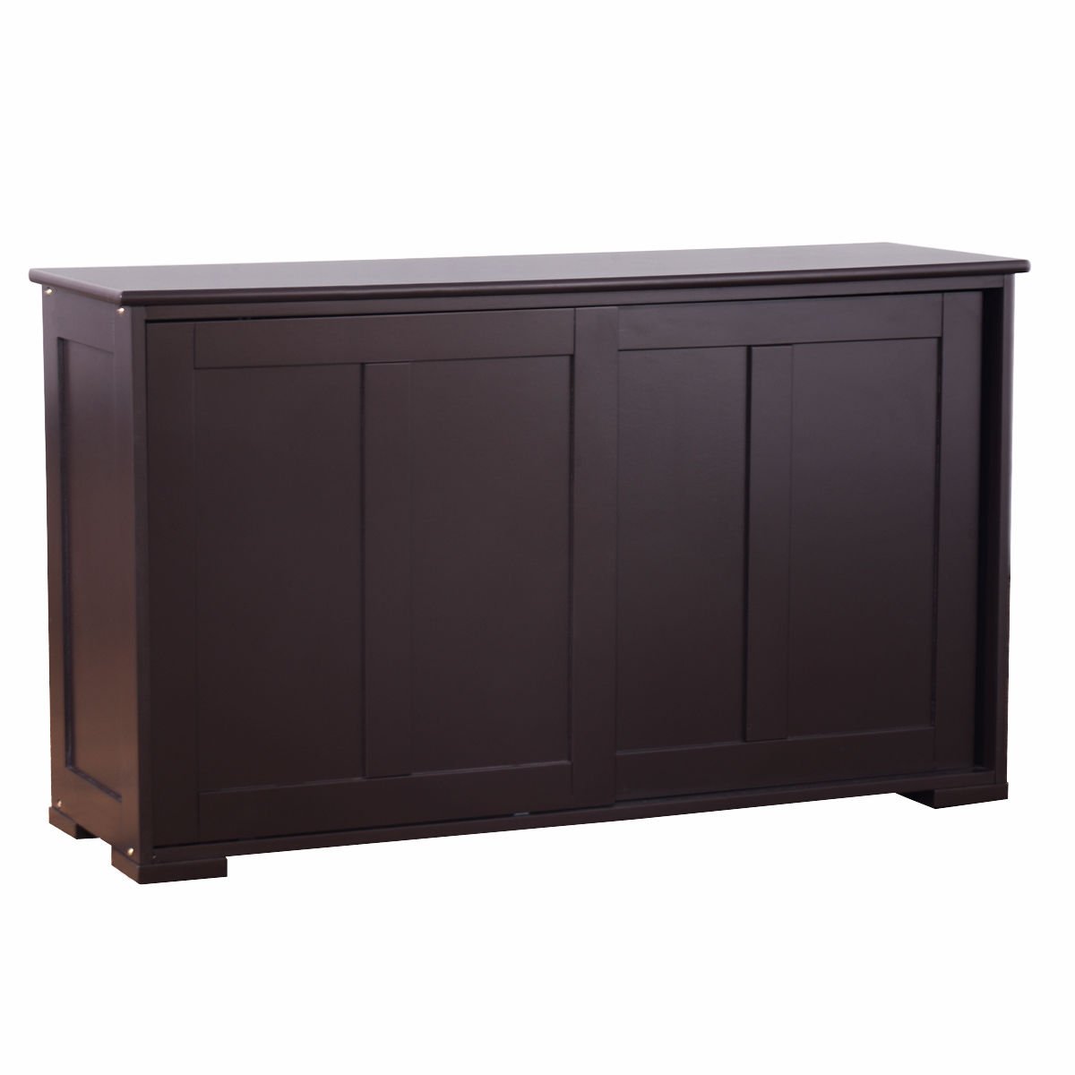 New Pantry Door Sliding Wood Cupboard Buffet Sideboard