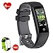 AUNEY Fitness Tracker Color Screen Sport Band Smart Wristband Bracelet Waterproof Activity Heart Rate Sleep Monitor Pedometer sport band for IOS and Android