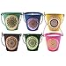 Scented Candles Variety Gift Pack, Lavender, Vanilla, Rose, Jasmine, Sandalwood, Patchouli, Set Of 6 Different Scents
