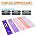 Victorem Mini Loop Resistance Bands - Exercise, Physical Fitness, Home Workout Training Set – Exercise, Fitness - Light Pink, Coral, Pink, Light Purple, Dark Purple