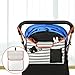 AUOPLUS Universal Baby Stroller Stroller Organizer Diaper Bag with Cup Holders, Shoulder Strap and Diaper Changing Pad