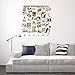 Love-KANKEI Wall Hanging Picture Photo Frames 26 by 29 Inch with 30 Wooden Clips - Wire Artworks Prints Cards Holder Organizer Collage Multi Picture Photo Display MEMORY Frame