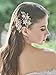 Yean Leaf Wedding Leaf Hair Clip Hair Accessories Flower Bridal Hair Pins Set for Women and Girls (Set of 2) (Gold)