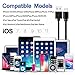 iPhone Charger Cable Fast Lightning Cable Long iPhone Cable Durable Lightning Charger 5 Pack 6FT Charging & Syncing USB Cord Compatible iPhone XS/Max/XR/X/8/8P/7P/6S/iPad/iPod/IOS (Black)