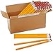 Amazon Basics Woodcased 2 Pencils, Unsharpened, HB Lead - 1 Count (Pack of 96), Bulk Box, Yellow