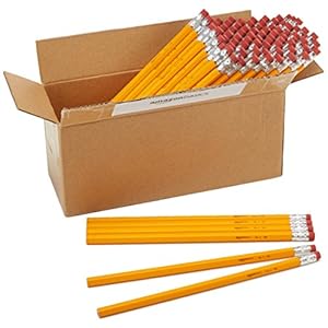 AmazonBasics Wood-cased #2 HB Pencils –  Box of 96