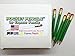 Half Pencils with Eraser - Golf, Classroom, Pew, Short, Mini, Non Toxic- Hexagon, Sharpened, #2 Pencil, Color - Green, Box of 72 (half gross) Golf Pocket Pencils ™