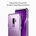 Caseology Skyfall for Galaxy S9 Plus Case (2018) - Clear Back & Slim Fit - Metallic Purple