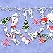 Souarts Mixed Christmas Charms Pendants for Necklace Making (20pcs clip on charms)