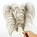 merrylight Grey White Synthetic Hair Extensions Ponytail Bun Updo Hairpieces For Women (Grey White-M3/60)