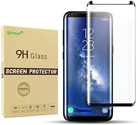 Galaxy Note 8 Screen Protector,Tempered Glass 3D Coverage[Case Friendly]Ultra HD Clear,9H Hardness Anti-Scratch Film for Samsung Galaxy Note8,Black