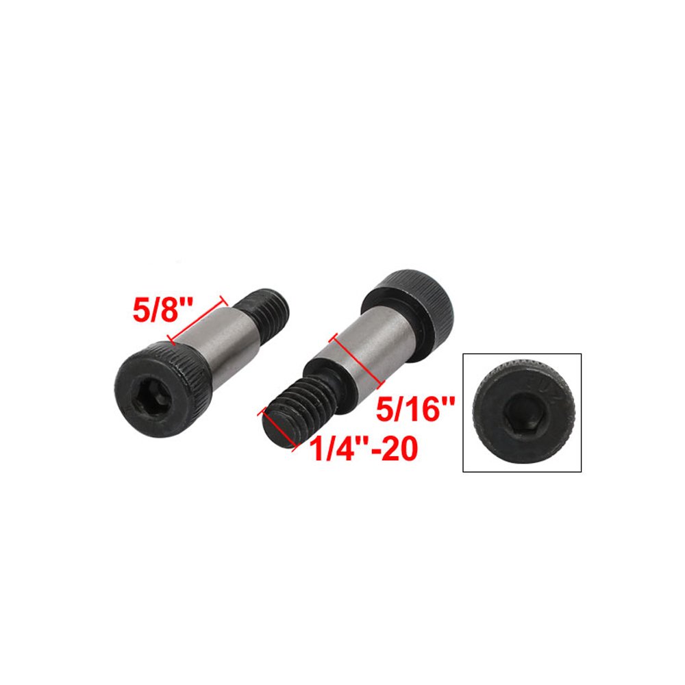 5/8inch Shoulder Length 6 Pcs Sydien Alloy Steel Shoulder Bolt 1/4