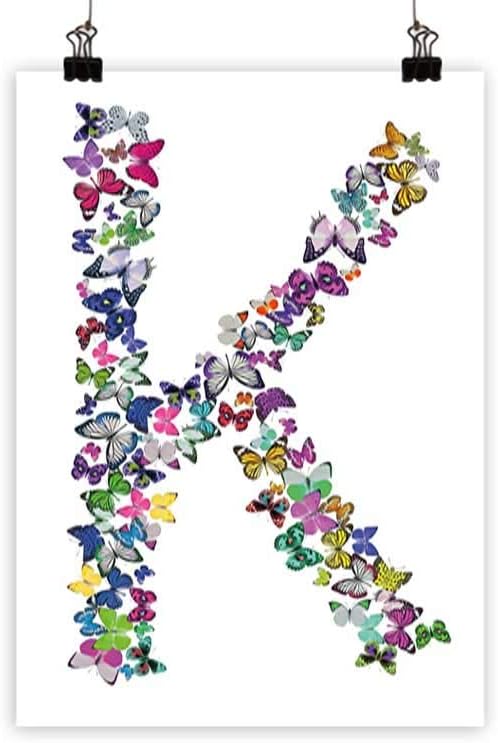 Amazon Com Barrontextile Letter K Wall Art Decor Poster Painting