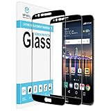 [2-PACK] LG Stylo 3 / Stylus 3 / LS777 Screen Protector, MP-MALL [Tempered Glass] [Full Cover] with Lifetime Replacement Warranty - Black [Not Fit for LG Stylo 3 Plus]