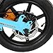 ECOTRIC Portable Electric City Bike Aluminum 14 inch Folding Frame with Detachable 36V/8AH Battery Lithium Battery 250W Motor Suitable for Teen and Adult (Blue)thumb 1