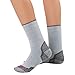 Premium Bamboo Comfort Socks for Men and Women – Great for Hiking, Walking, Everyday Wear – Crew Socks, Moisture Wicking, Ultra-Soft, Eco Friendly (L/XL, Light Grey)