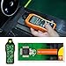 Protmex Digital Tachometer, 50-99,999 RPM High Precision Laser Photo Tachometer, Max/Min/AVG Data Hold Functions Rotation Speed Meter, PT6208B with Reflective Tape (Batteries Included)