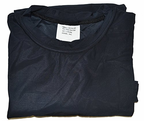 Moisture-Wicking Black Undershirt - Large